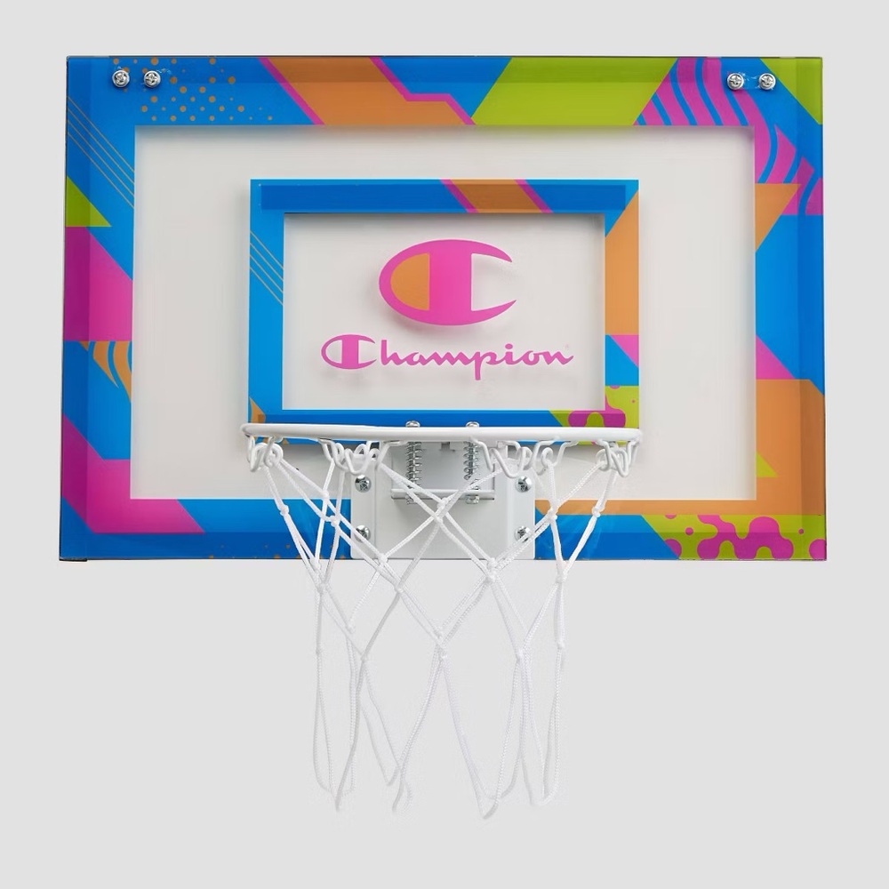Champion Alley-Oop Mini Hoop Set - Neon - Picture 3 of 6